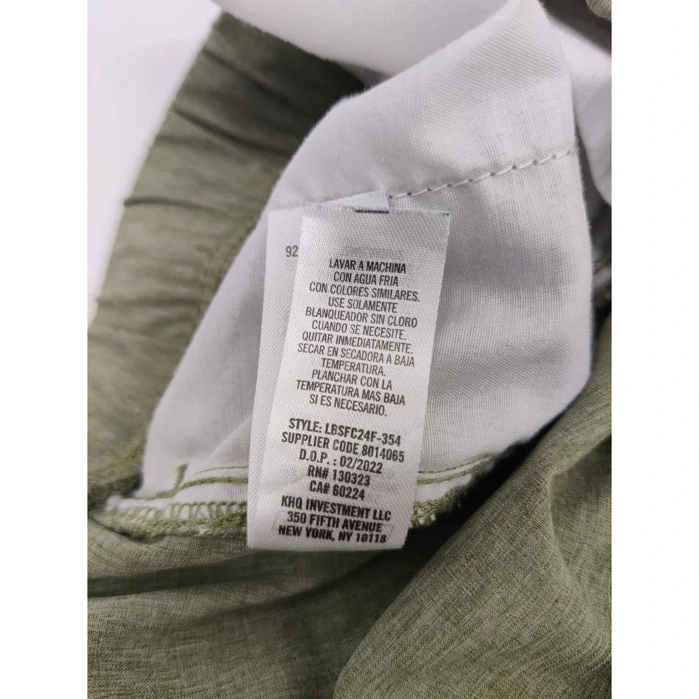 Lucky Brand Boys Shorts Olive‎ Green Elastic Waist Casual Size L 14/16
